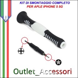 Kit Set Completo Di Smontaggio Apertura Tools per Apple Iphone 5 5g