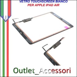 Vetro Touch Touchscreen per Apple Ipad Air Schermo Ricambio Bianco