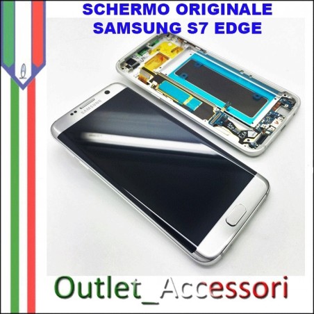 Display LCD Touch Samsung Galaxy S7 EDGE Originale SM-G935f G935 GOLD ORO Schermo Completo GH97-18533A