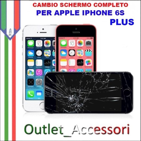 Sostituzione Display Rotto per Apple Iphone 6S Riparazione Cambio Lcd Vetro Touch Touchscreen