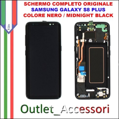 Display LCD Touch Samsung Galaxy S8 PLUS G955 Originale SM-G955F  BLU  CORAL BLUE Schermo Completo GH97-20470D