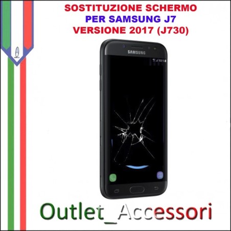 Sostituzione Display Rotto Samsung  J7 2017 J730 j730FN  Schermo Vetro Touch Lcd Assemblaggio