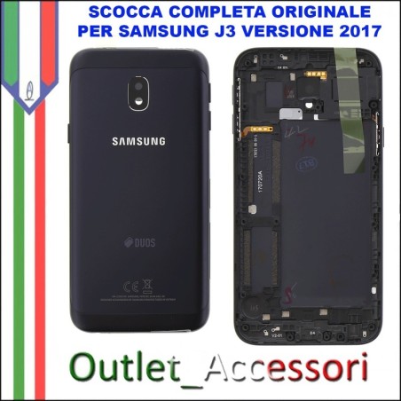 Copribatteria Scocca Samsung J3 2017 J330 J330FN NERA