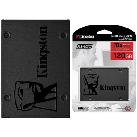 Hard Disk SSD 120GB Kingston A400 Stato Solido SATA3 SA400S37/120G