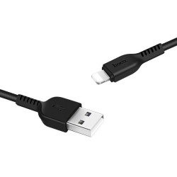 Cavo USB Lightning Carica Ricarica Dati Originale Hoco per Apple Iphone 5 5S 5C 6 6S Plus 7 8 NERO