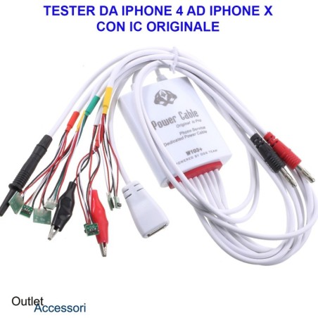 Attivatore Ripristino Tester Cavi Alimentatore IC Originale Iphone 4 5 6 6S 7 8 X Plus W103+ W103