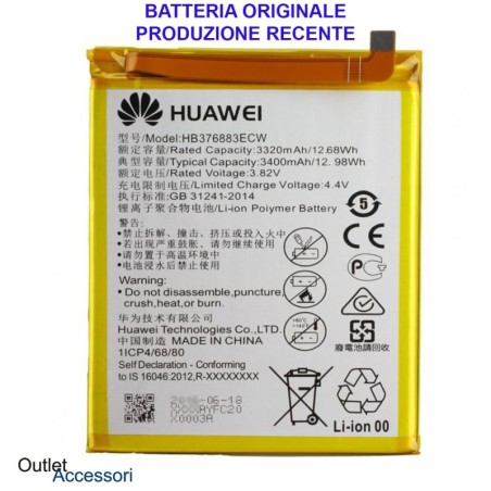 Batteria Pila Originale Huawei P9 PLUS HB376883ECW