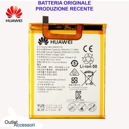 Batteria Pila Originale Huawei Google Nexus 6P HB416683ECW