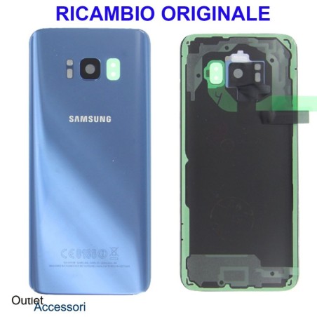 Copribatteria Samsung Galaxy S8 G950 Originale SM-G950F  BLU  CORAL BLUE Schermo Completo GH97-20457D