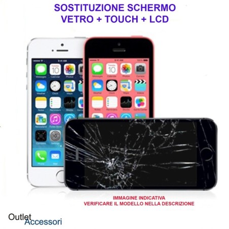 Sostituzione Display Rotto per Apple Iphone 7 PLUS Riparazione Cambio Schermo Lcd Vetro Touch Touchscreen