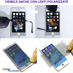 Display Schermo ORIGINALE SHARP per Apple Iphone 7 Nero LCD Touch Vetro OEM 3D