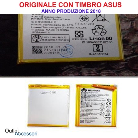 Batteria Pila Originale Huawei Y6 2018 HB366481ECW Certificata Garanzia Service Pack