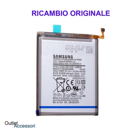 Batteria Pila ORIGINALE Samsung A50 A505 A505F SM EB-BA505 BA505ABU Ricambio oem