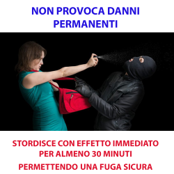 Spray Peperoncino Antiaggressione Tascabile e Legale - Spray Autodifesa Personale Contro Aggressioni Donna