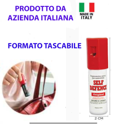 Spray Peperoncino Antiaggressione Tascabile e Legale - Spray Autodifesa Personale Contro Aggressioni Donna