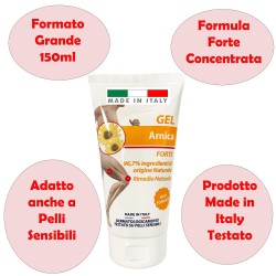 GEL ARNICA Extra Forte 98% Pura per Cavalli USO UMANO Azione Intensa Rapida 100